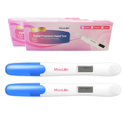 Schwangerschafts-schneller Test FDAs 510K ANVISA Digital mit Gestalt in der Batterie