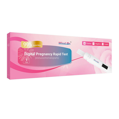 Selbsttest-HCG Schwangerschafts-schneller Test Kit Midstream Cassette 25mIU/Ml CER Digital