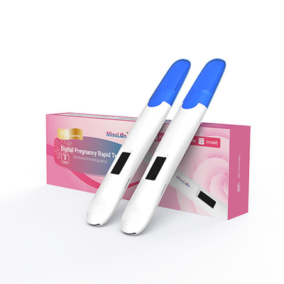 ISO13485 medizinischer Schritt Hcg-Test schneller Selbsttest-Kit By Lay Person der Schwangerschafts-eins