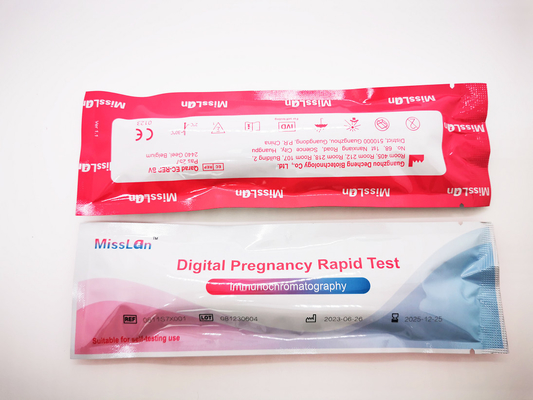 Ein Schritt Hcg-Schwangerschaftstest-Mittelstrahl für genauen Test