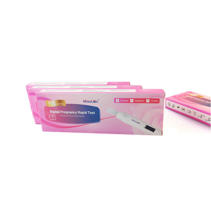ISO13485 medizinischer Schritt Hcg-Test schneller Selbsttest-Kit By Lay Person der Schwangerschafts-eins